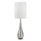 Teardrop Table Lamp, Silver