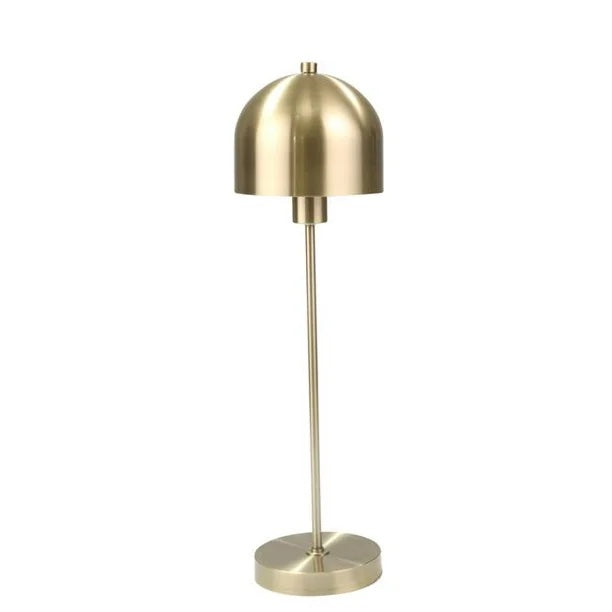 Metz Metal 25" Mushroom Table Lamp, Gold