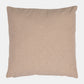 20 x 20 in. Leather Patch Decorative Square Pillow; Gray