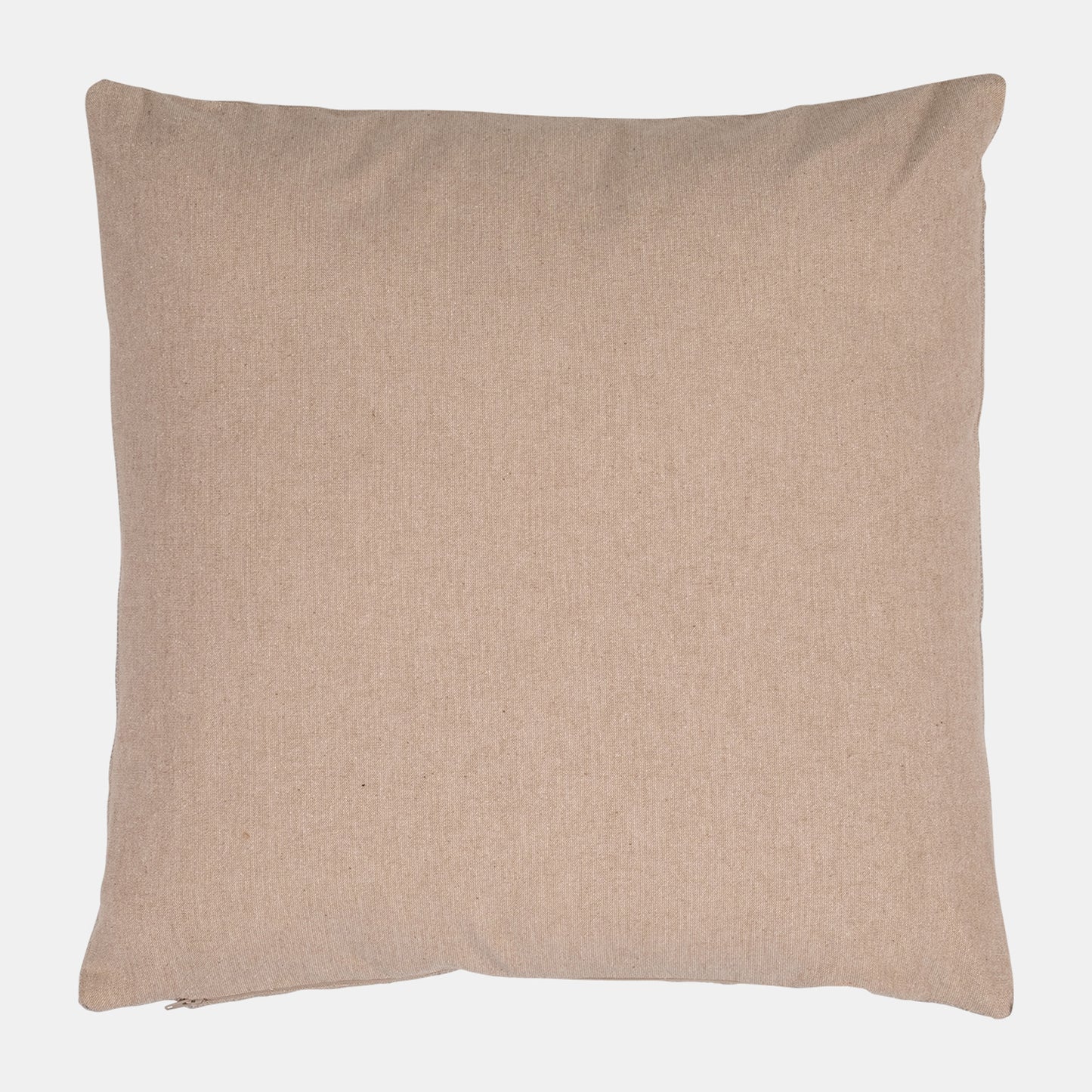 20 x 20 in. Leather Patch Decorative Square Pillow; Gray