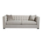 Quincey Sofa, Heath Platinum