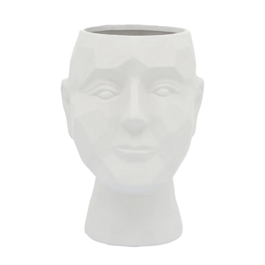 Ceann Vase, White
