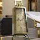 Brass Curved Table Clock