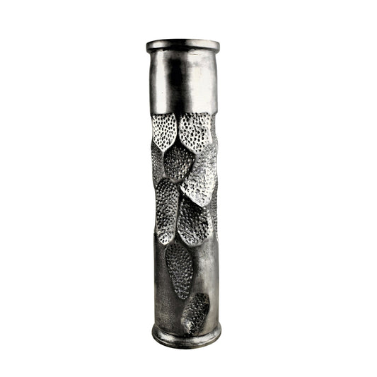 Dillard Sculpted and Hammered Candle Holder, Large