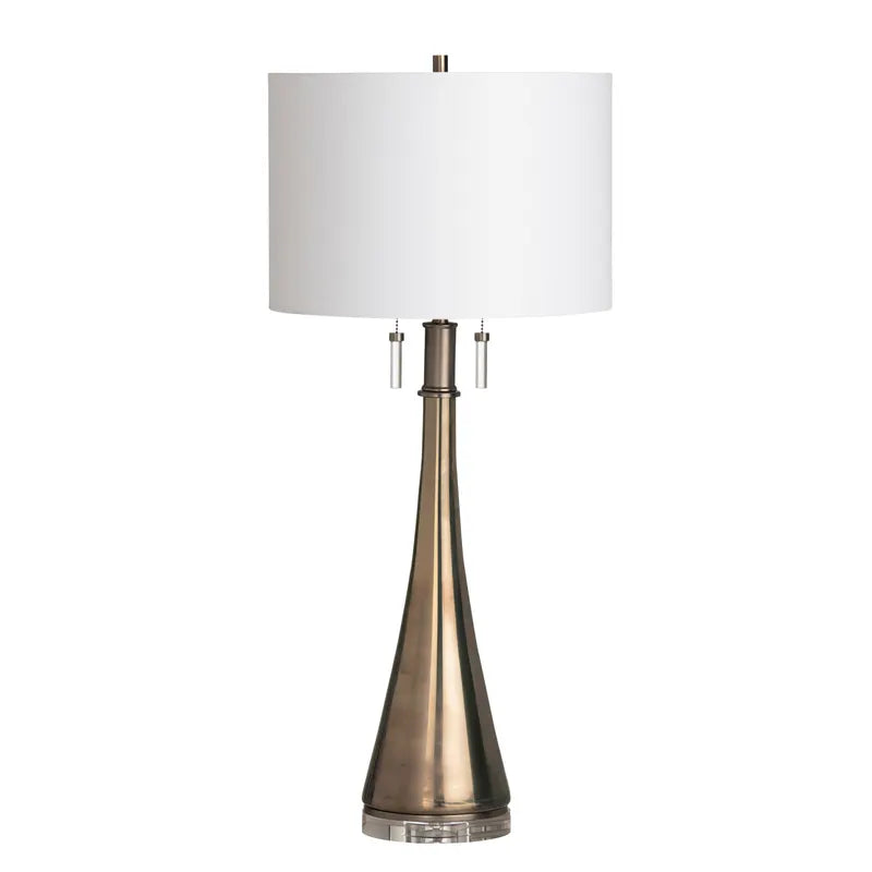 Lira Twin Pull Chain Table Lamp