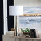 Lira Twin Pull Chain Table Lamp