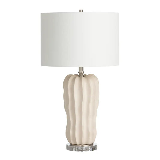 White Stone Dora Table Lamp