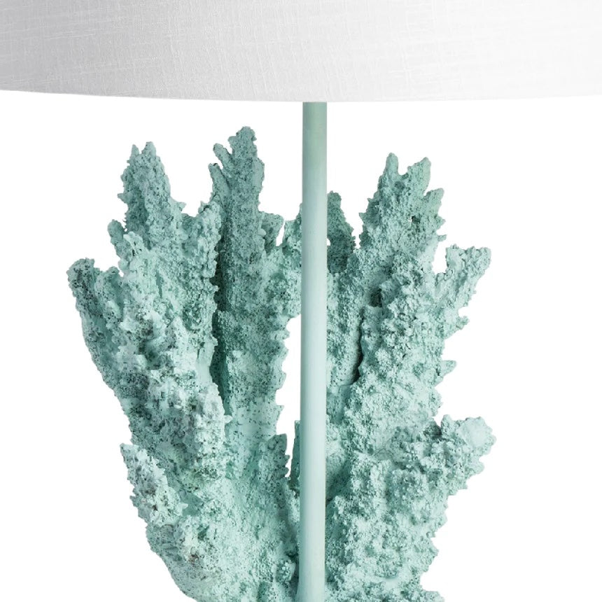 Green Coral Table Lamp