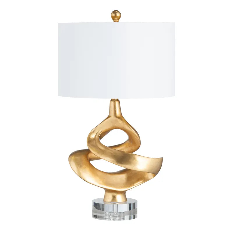 Curren Sculptural Gold Table Lamp