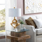 Curren Sculptural Gold Table Lamp