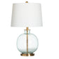 Wilde Hammered Glass Table Lamp