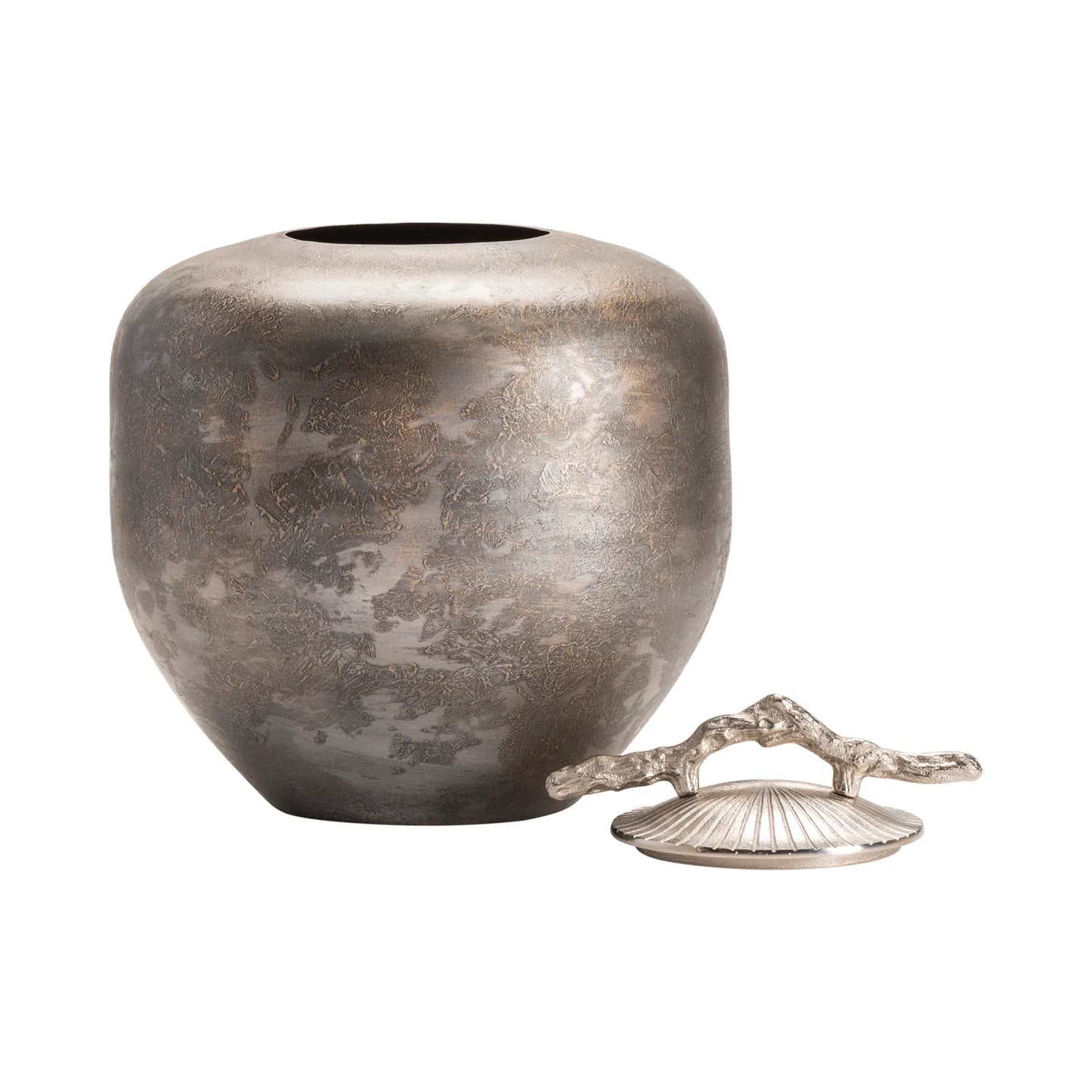 Nichel Metal Jar W/ Lid (Medium)