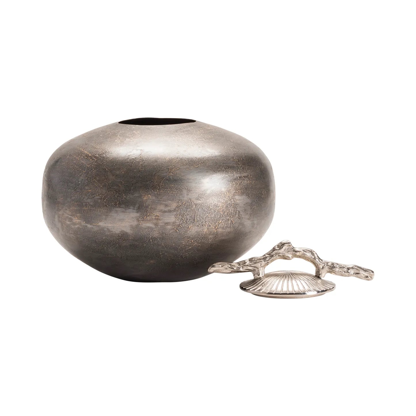 Nichel Metal Jar W/ Lid (Small)