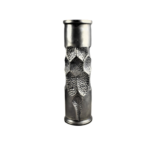 Dillard Sculpted and Hammered Candle Holder, Medium