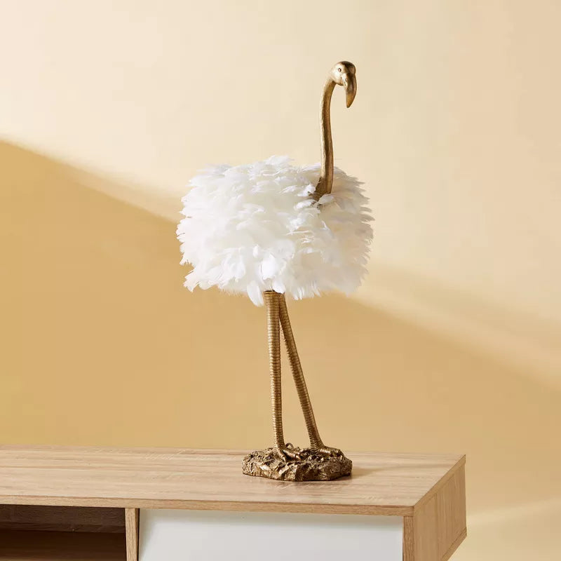 Charleston Gold Flamingo Lamp