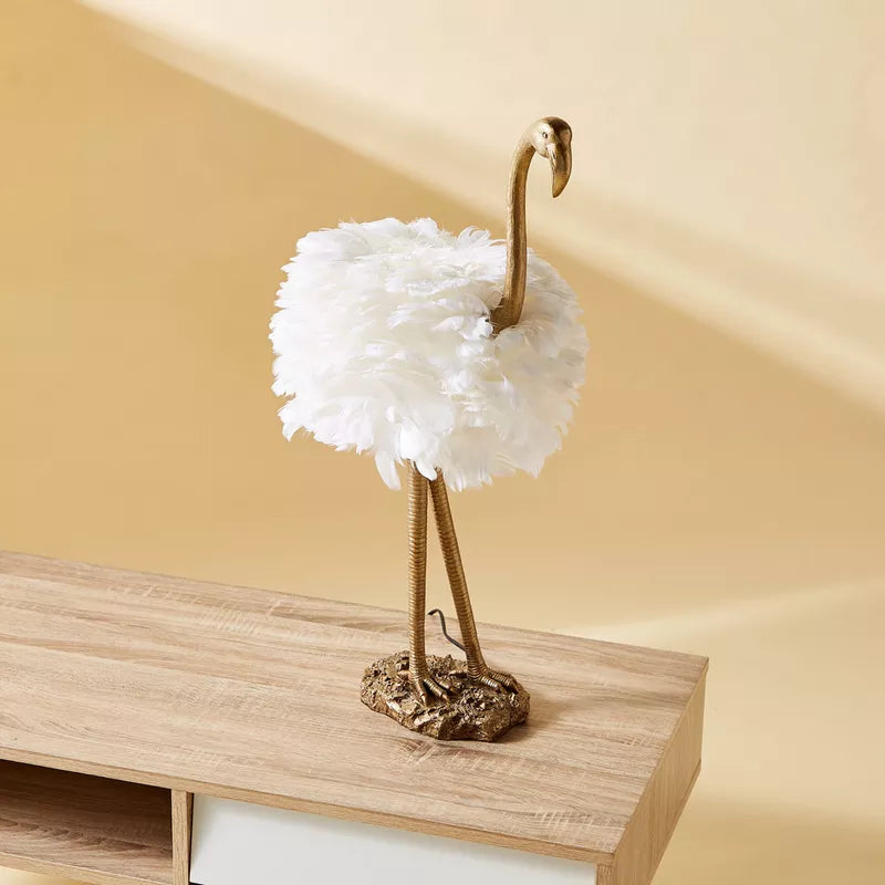 Charleston Gold Flamingo Lamp