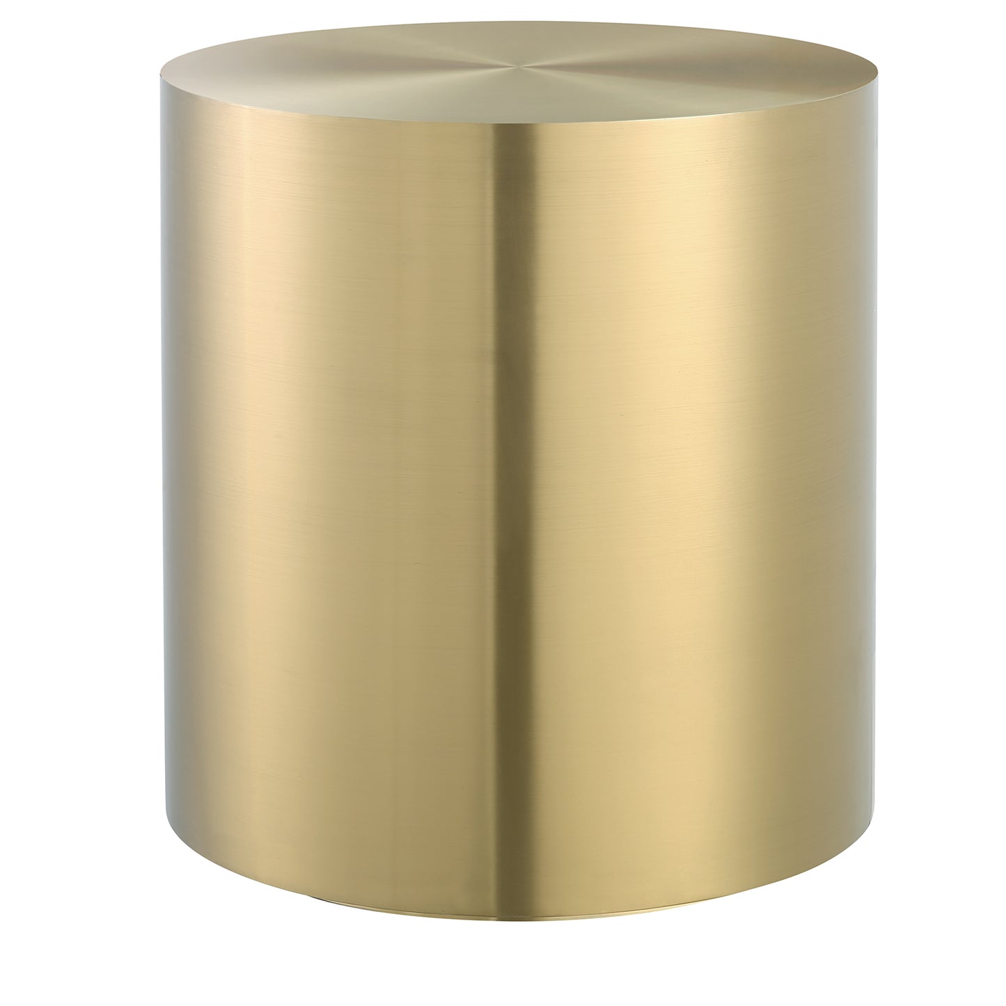 Gala Brass Drum Side Table