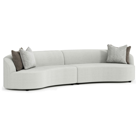 Elle Fabric Long Sofa