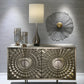 Teardrop Table Lamp, Silver