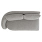 Moretti Fabric Left Arm Loveseat