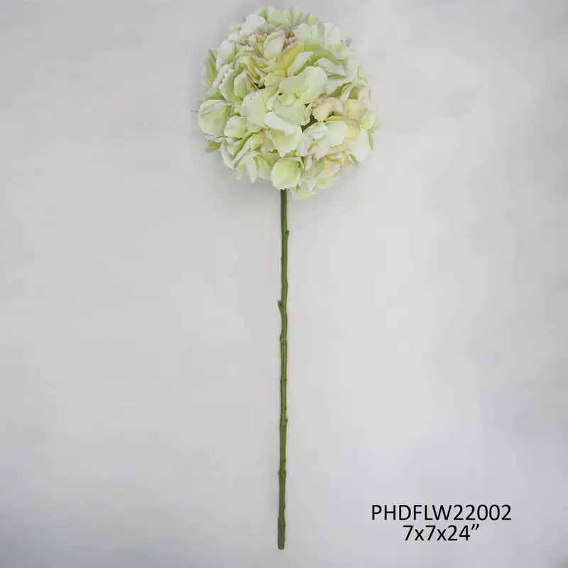 Hydrangea Stem - Green Blush