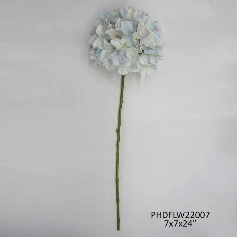 Hydrangea Stem - Sky Blue