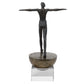 Woman Finding Balance Sculpture