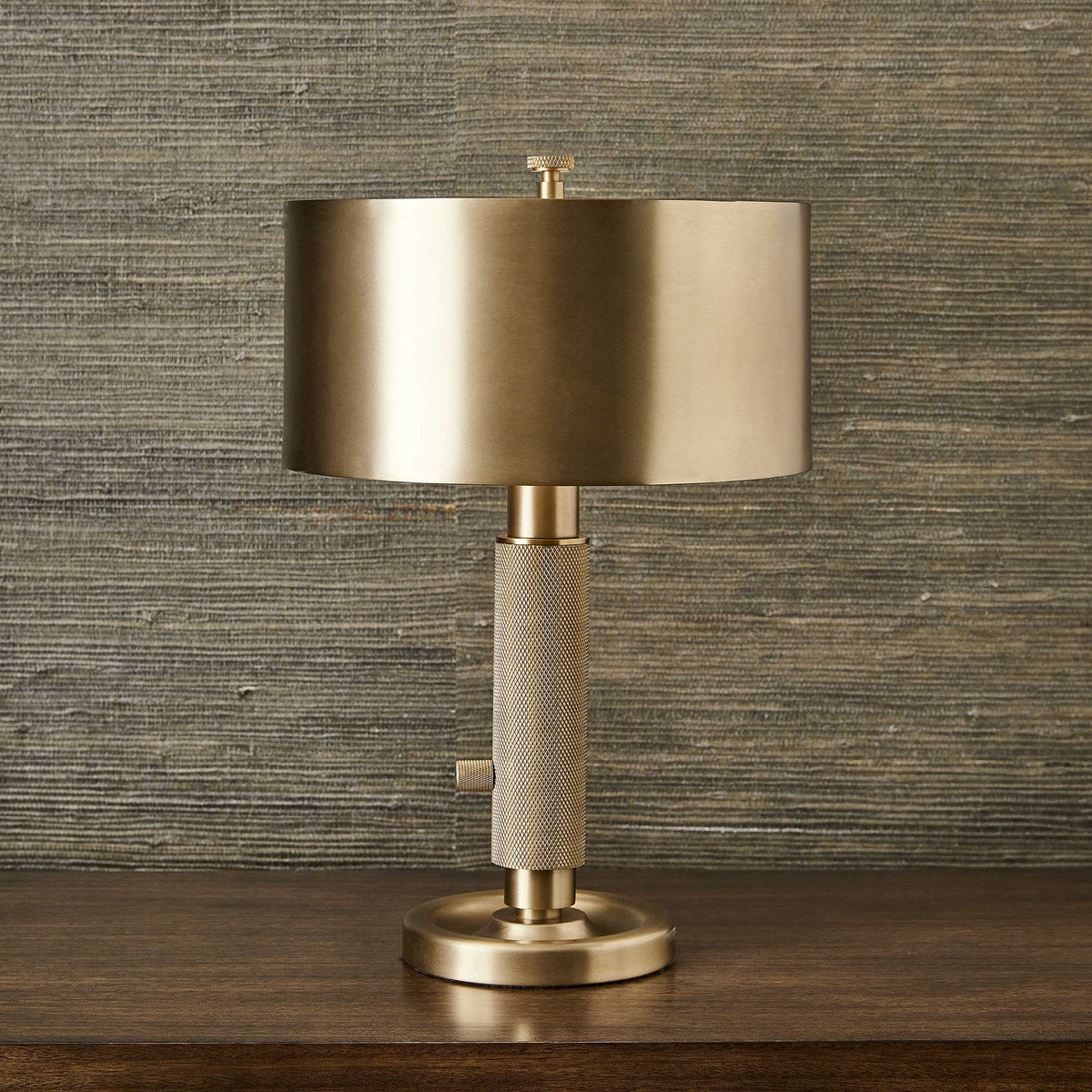 Knurl Mini Lamp - Brass