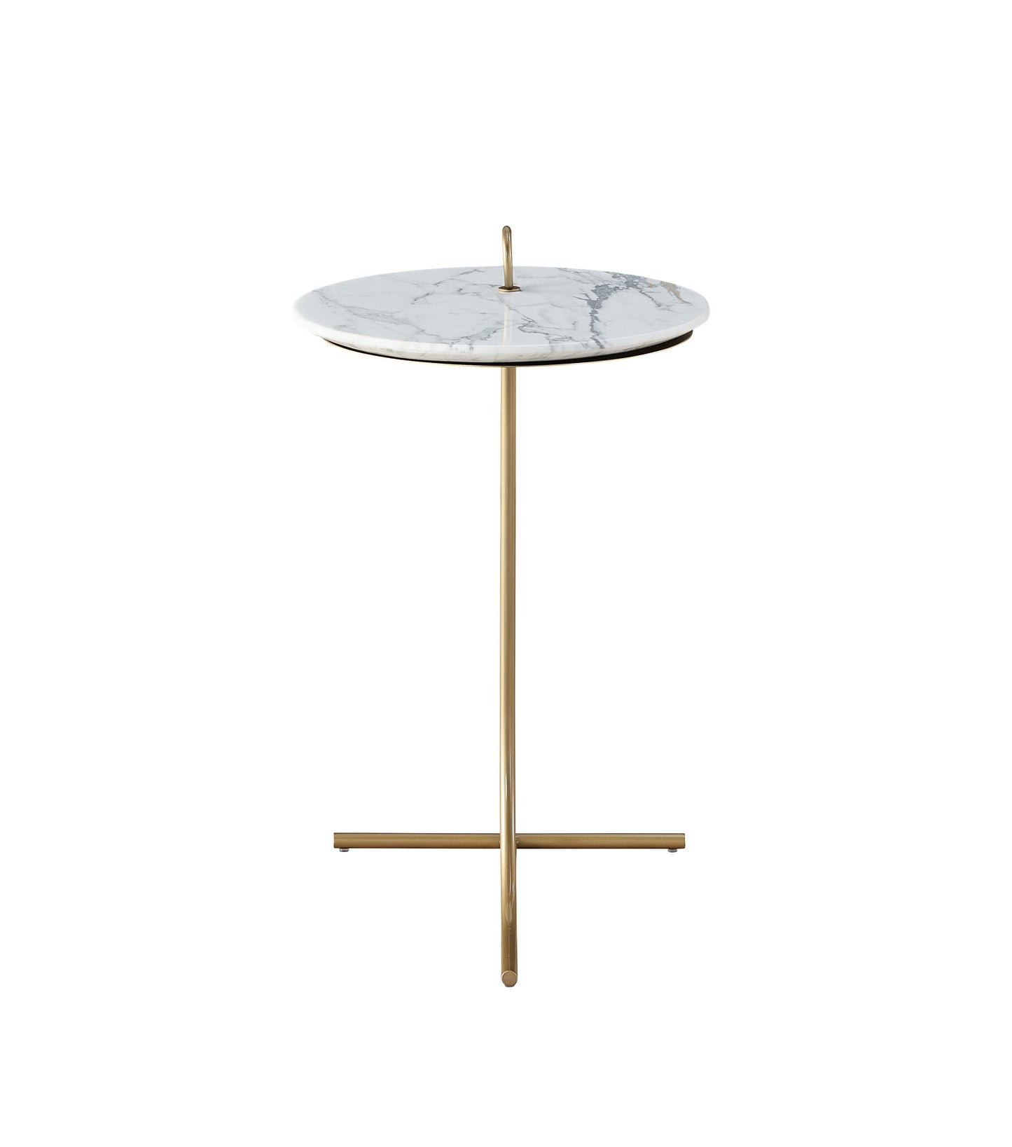 Tranquility Accent Table - Carrara Stone