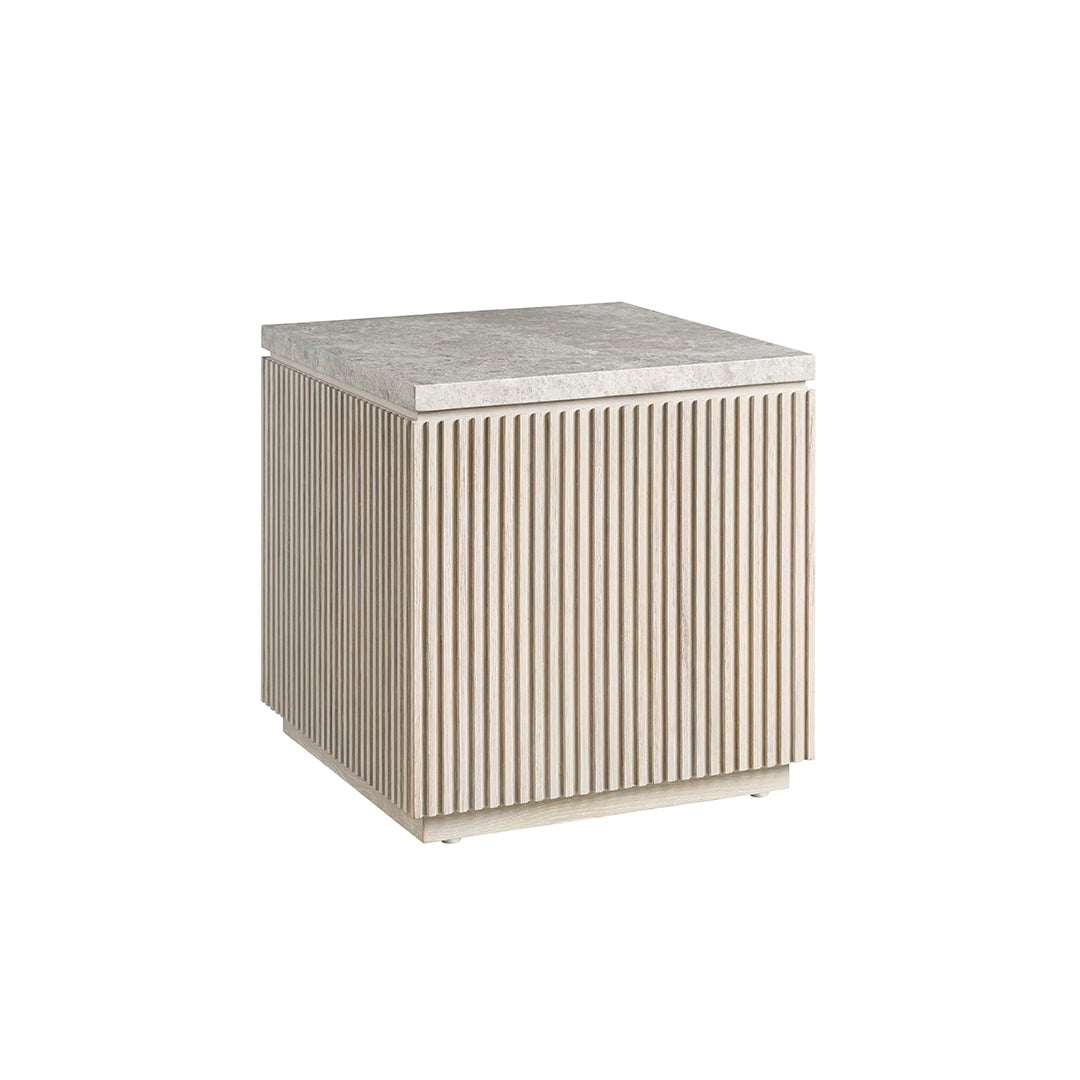 Carmen Side Table, White Oak
