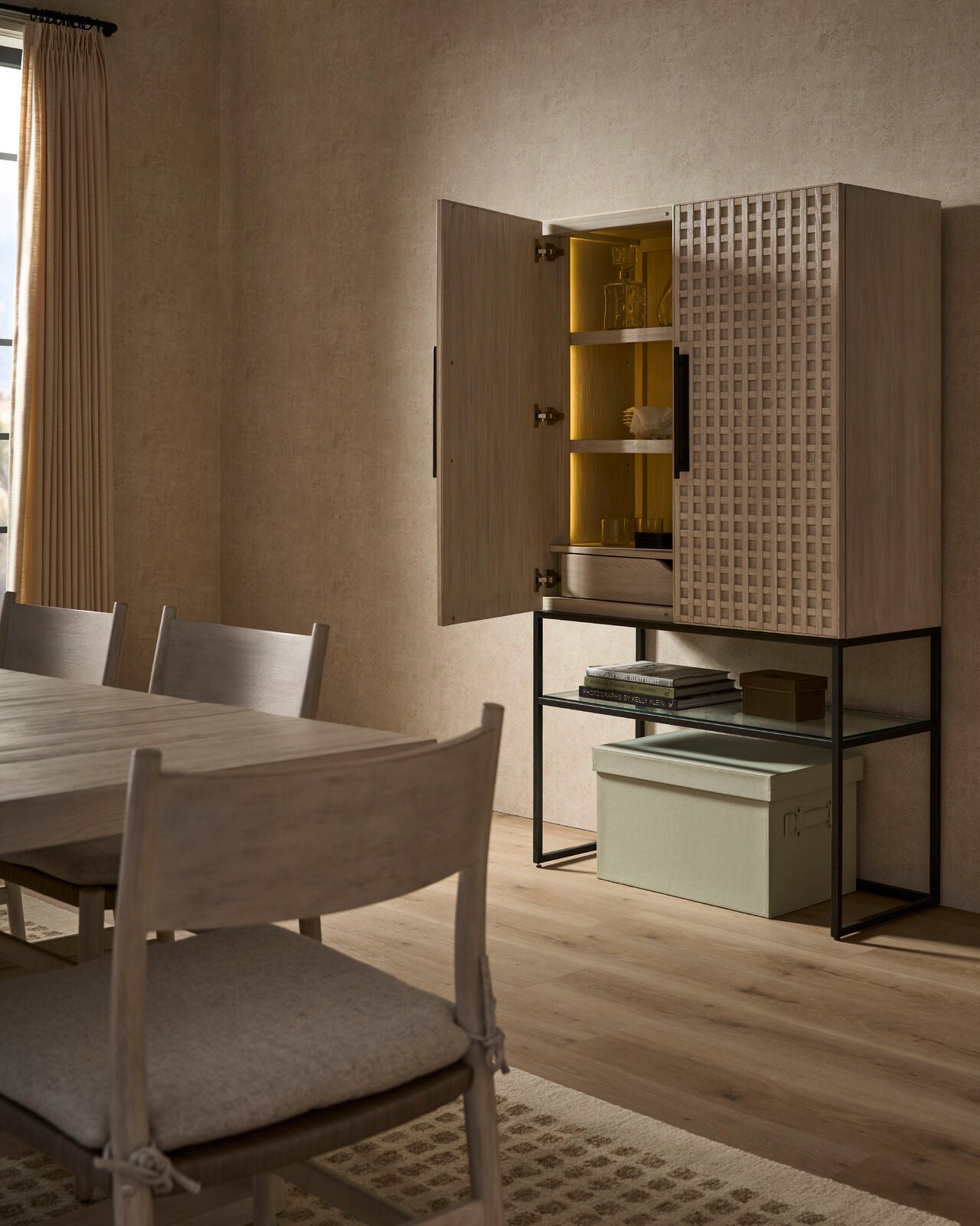 River Rock Bar Cabinet