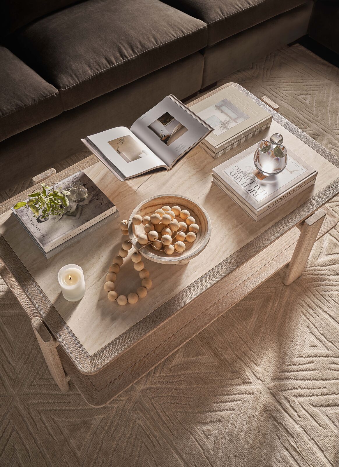 Desert and Stone Cocktail Table