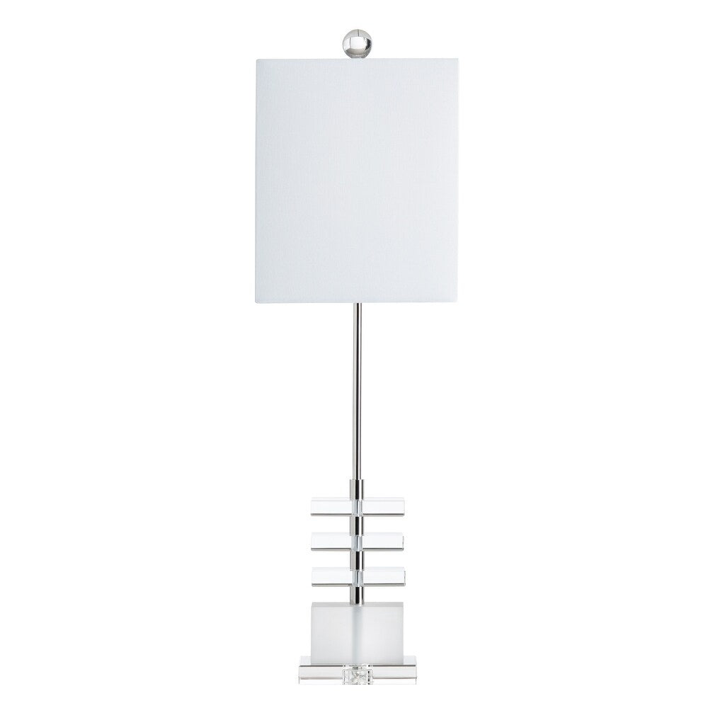 Vaughn Crystal Stacked Table Lamp