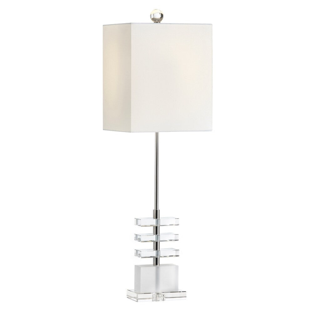 Vaughn Crystal Stacked Table Lamp