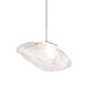 Pebble Hanging Pendant Light - Silver