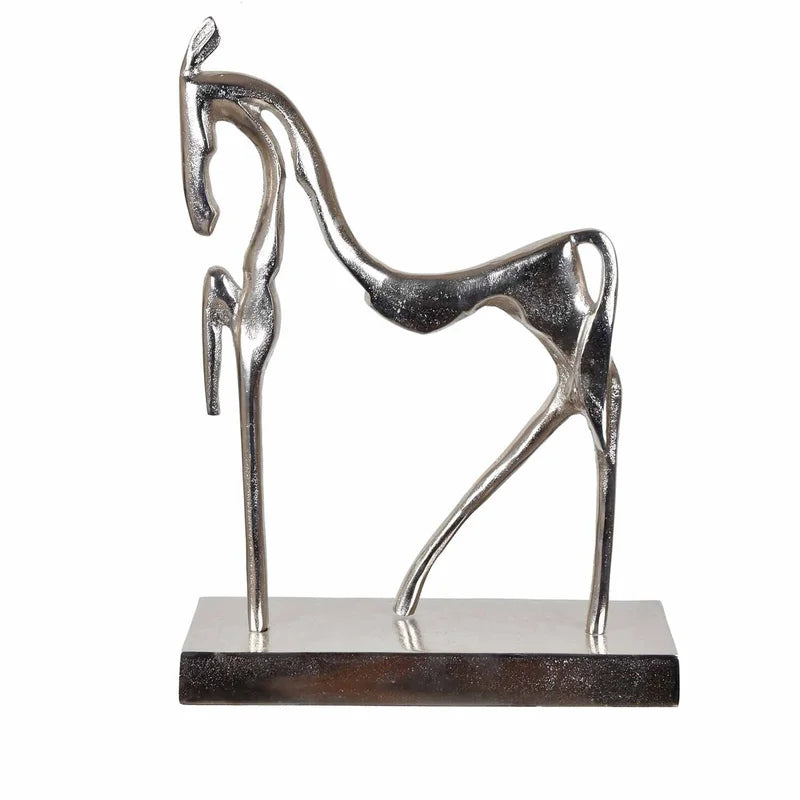 Nickel Horse Sculpture