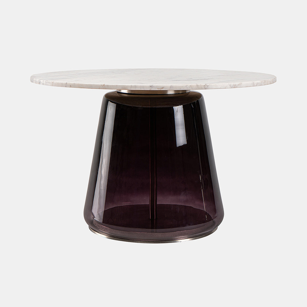 Noura Coffee Table - Purple/white