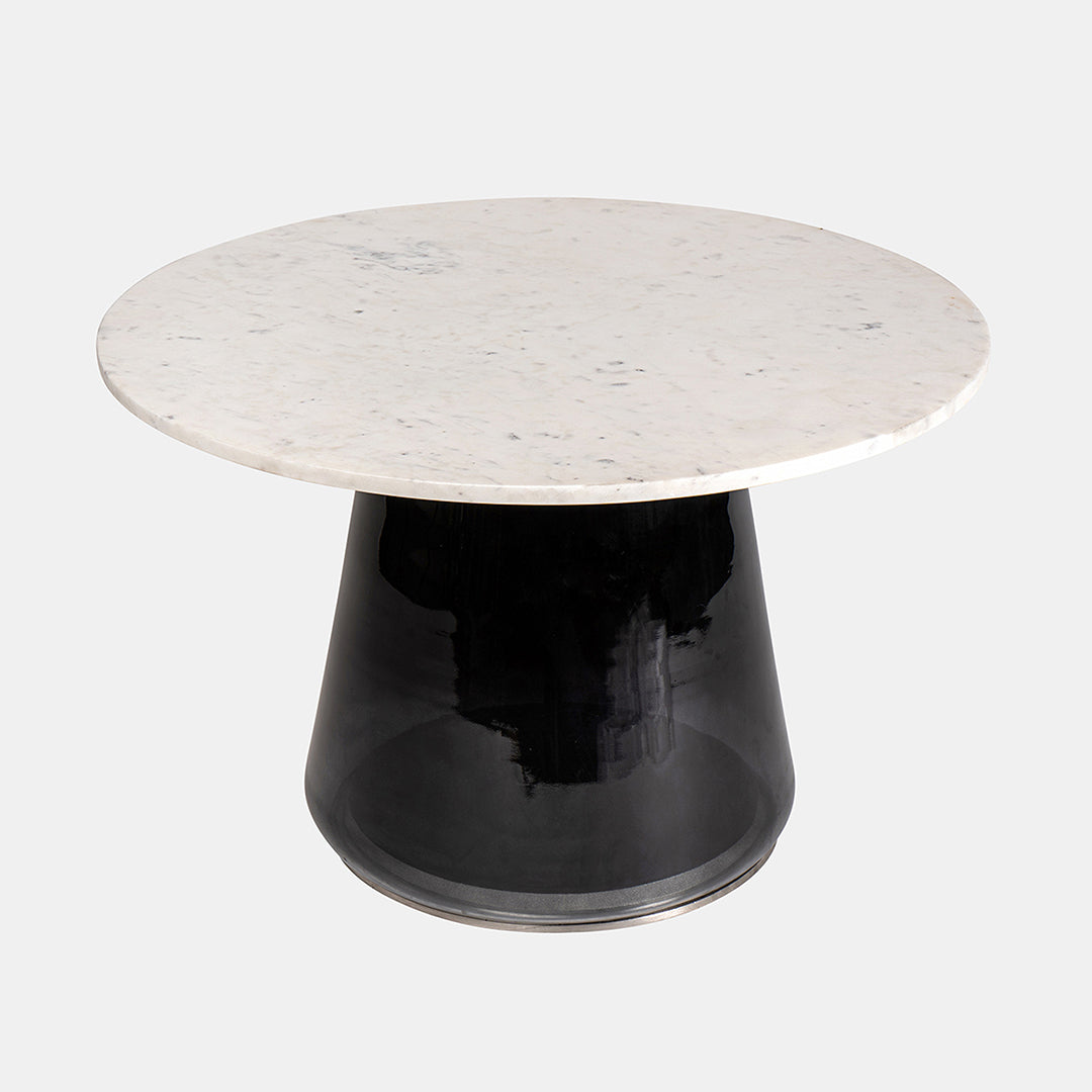 Noura Coffee Table - White/black