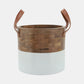 Ciboure Bucket with Leather Handles