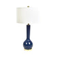 Del Porto Ceramic 32" Skinny Table Lamp - Navy Blue