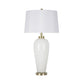 Dickens Grooved Glass Table Lamp