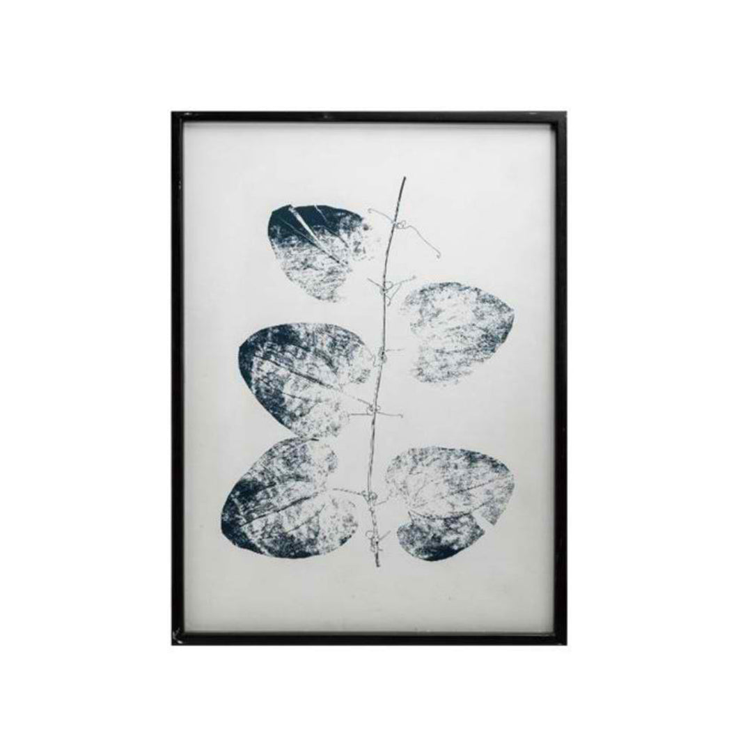 Fir Framed Wall Art with Leaves Pattern