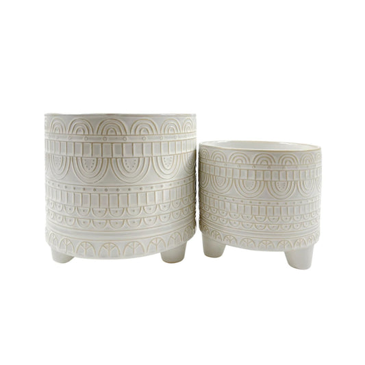 Imani Footed Planters, Set of 2