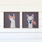 Kellie Wood Framed Wall Art with Llama, 2 Styles