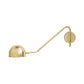 Metal Wall Sconce, Gold Color