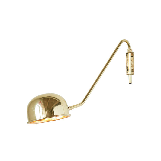 Metal Wall Sconce, Gold Color
