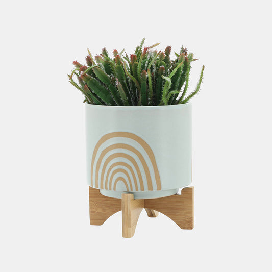 Olsen Planters with Stand (Set of 2)