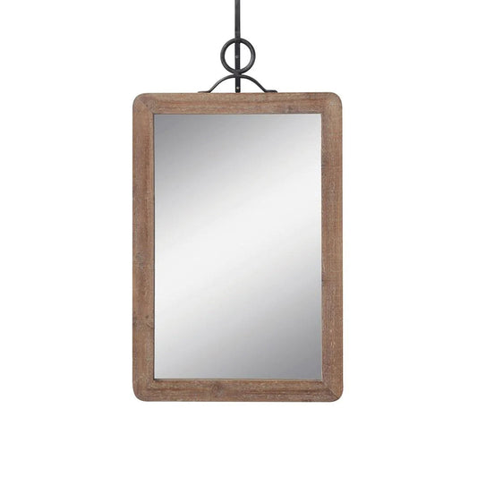 Small Wood Framed Wall Mirror